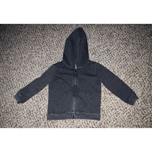 Wonder Nation boys gray light weight zipper‎ hoodie size 4T
